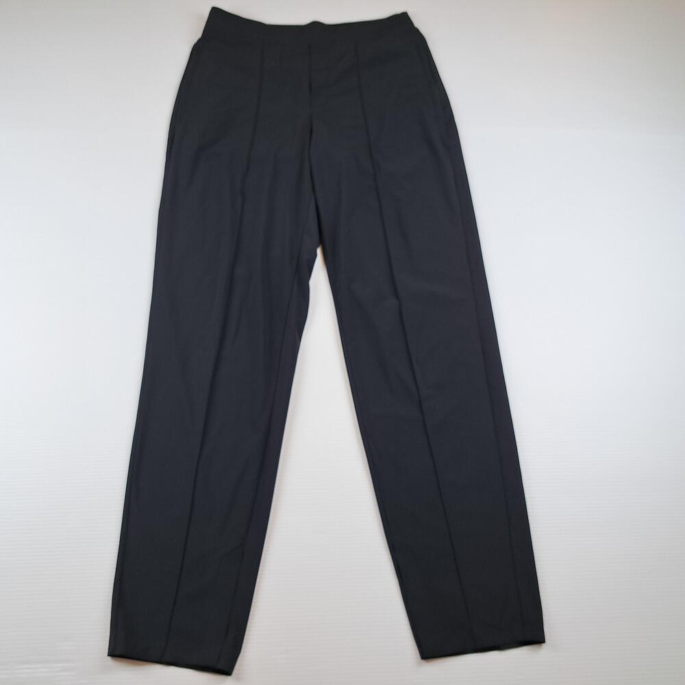 Athleta Pants Womens 8 Tall Black Vienna Slim Pull On Straight Career Ankle